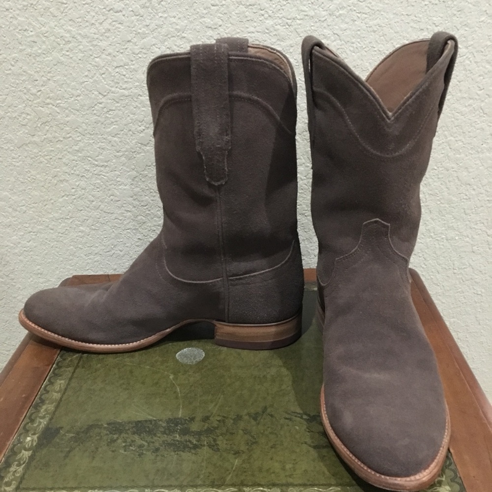 Tecovas Suede Roper Boots